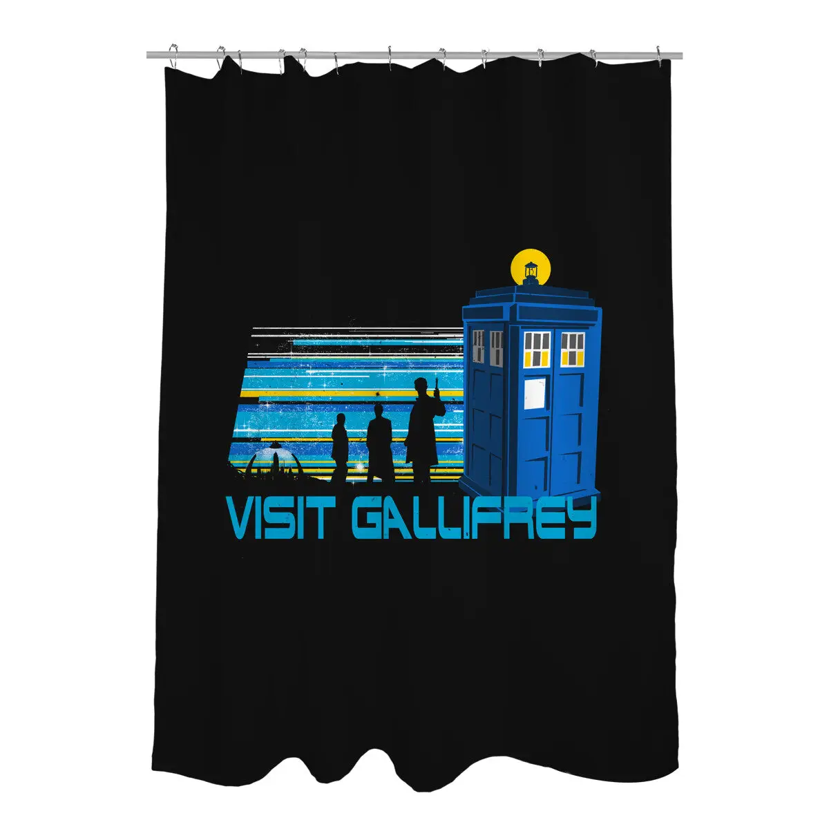 A Trip To Gallifrey Shower Curtains