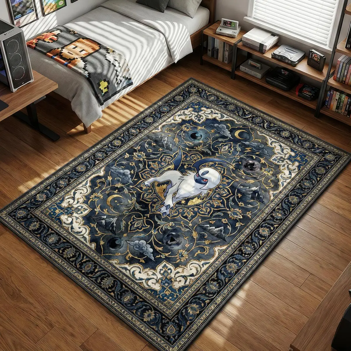 Absol Disaster Warning Rug - Pokemon Chair Mat