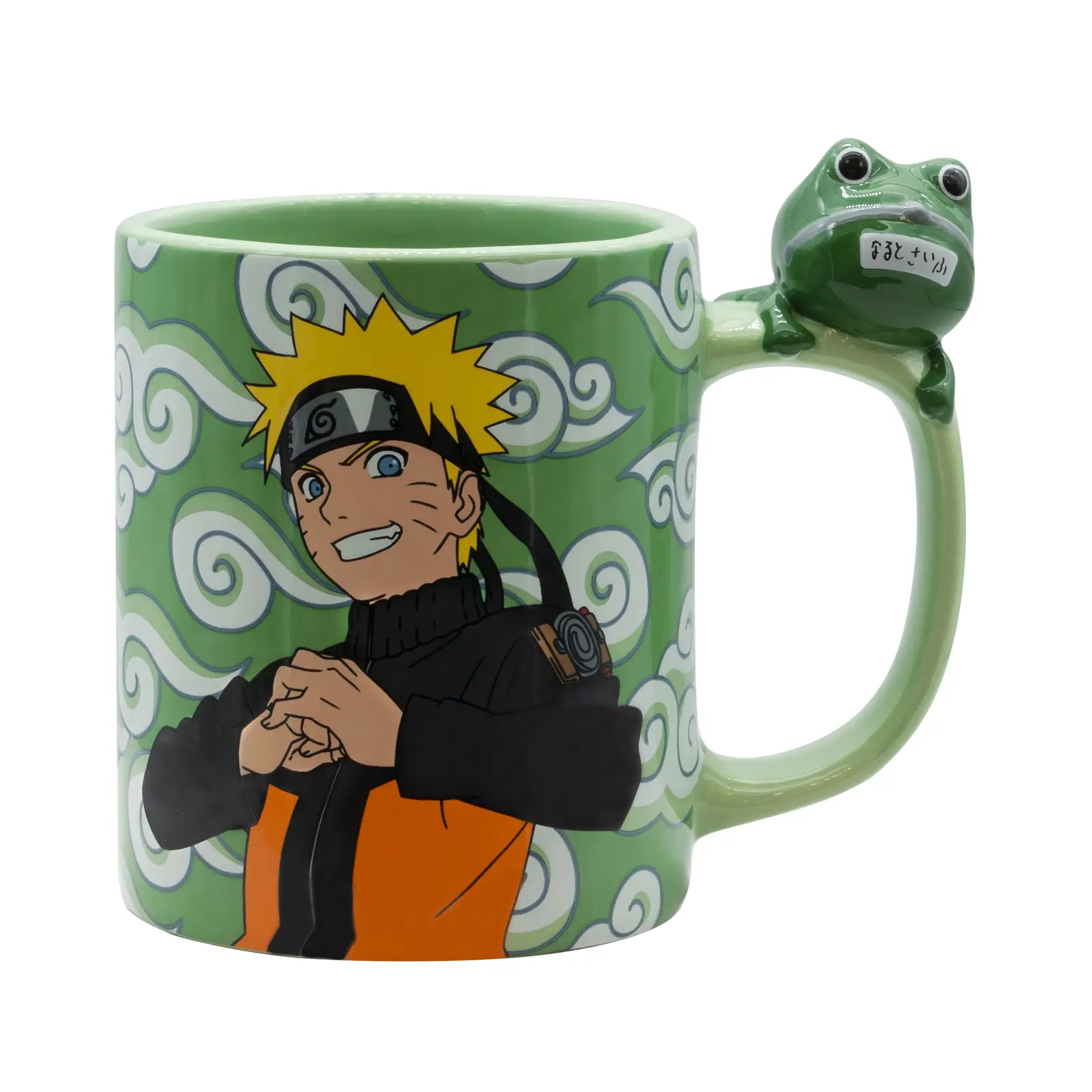 ABYSTYLE Naruto Shippuden Ceramic Mug 16 Fl Oz with Gama Chan 3D Handle