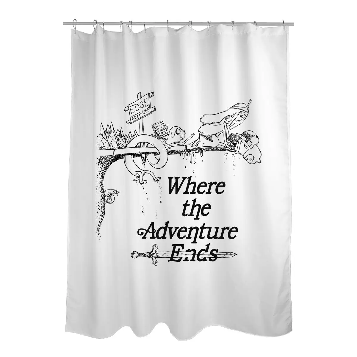 Adventure's End Shower Curtains