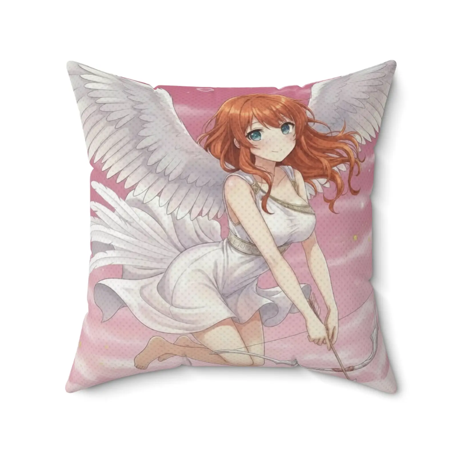 AIKO Anime Square Cushion Swan & Romantic Softness