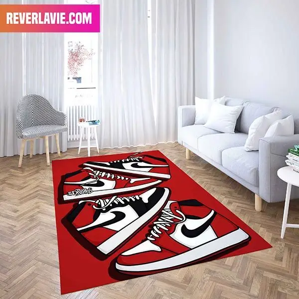 Air Jordan 1 High OG Chicago Sneaker Rug Home Decor