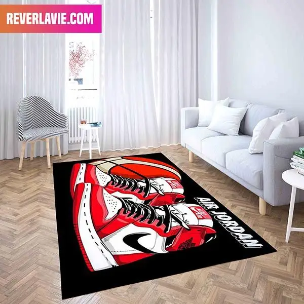 Air Jordan 1 High OG Retro Chicago Sneaker Rug Home Decor