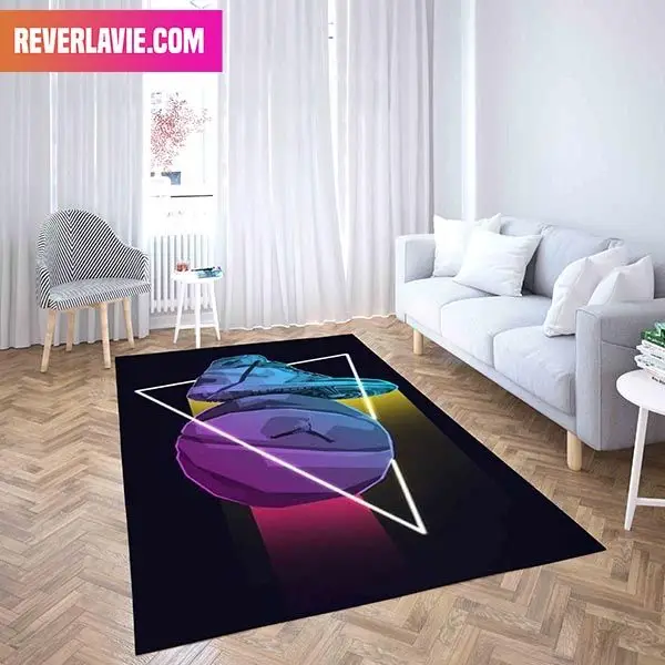 Air Jordan 1 Retro High OG x NBA Sneaker Rug Home Decor