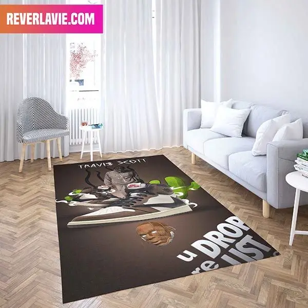 Air Jordan 1 Retro High x Travis Scott Sneaker Rug Home Decor