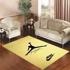 Air Jordan Flight Nike Area Rug Carpet