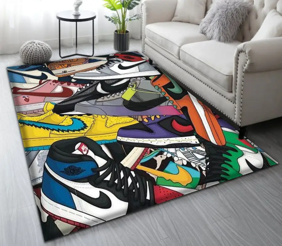 Air Jordan Sneaker Rug Gift Home Decor