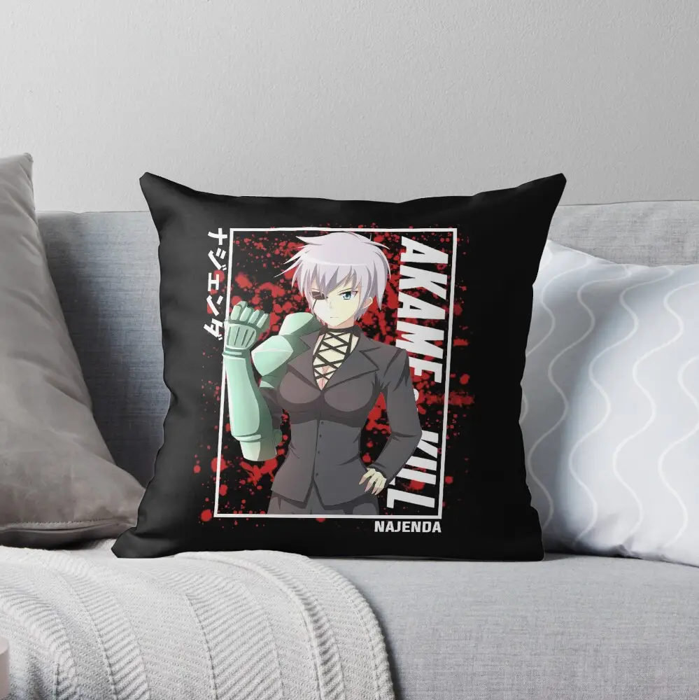Akame Ga Kill Najenda Throw Pillow