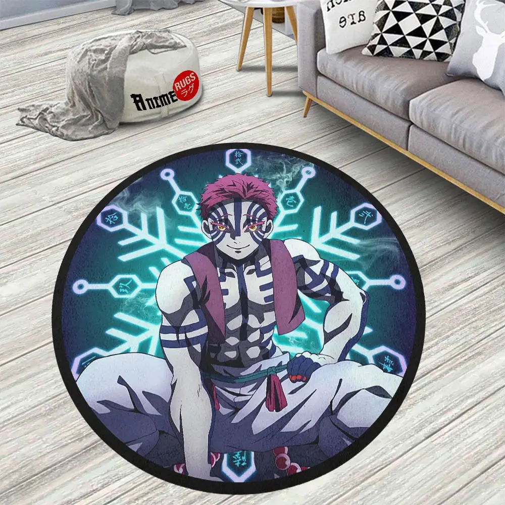 Akaza Skid-Proof Round Rug