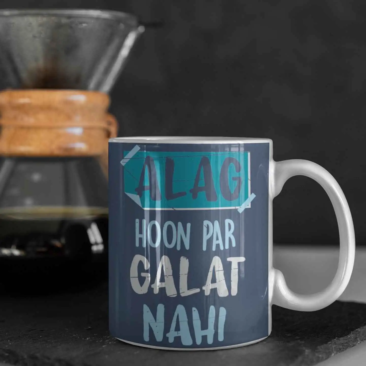 Alag Hoon Par Galat Nahi4 Printed White Mug
