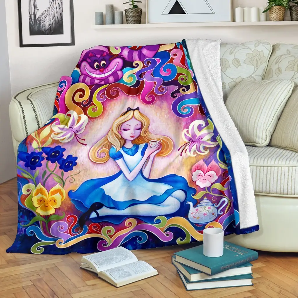 Alice In Wonderland Blanket