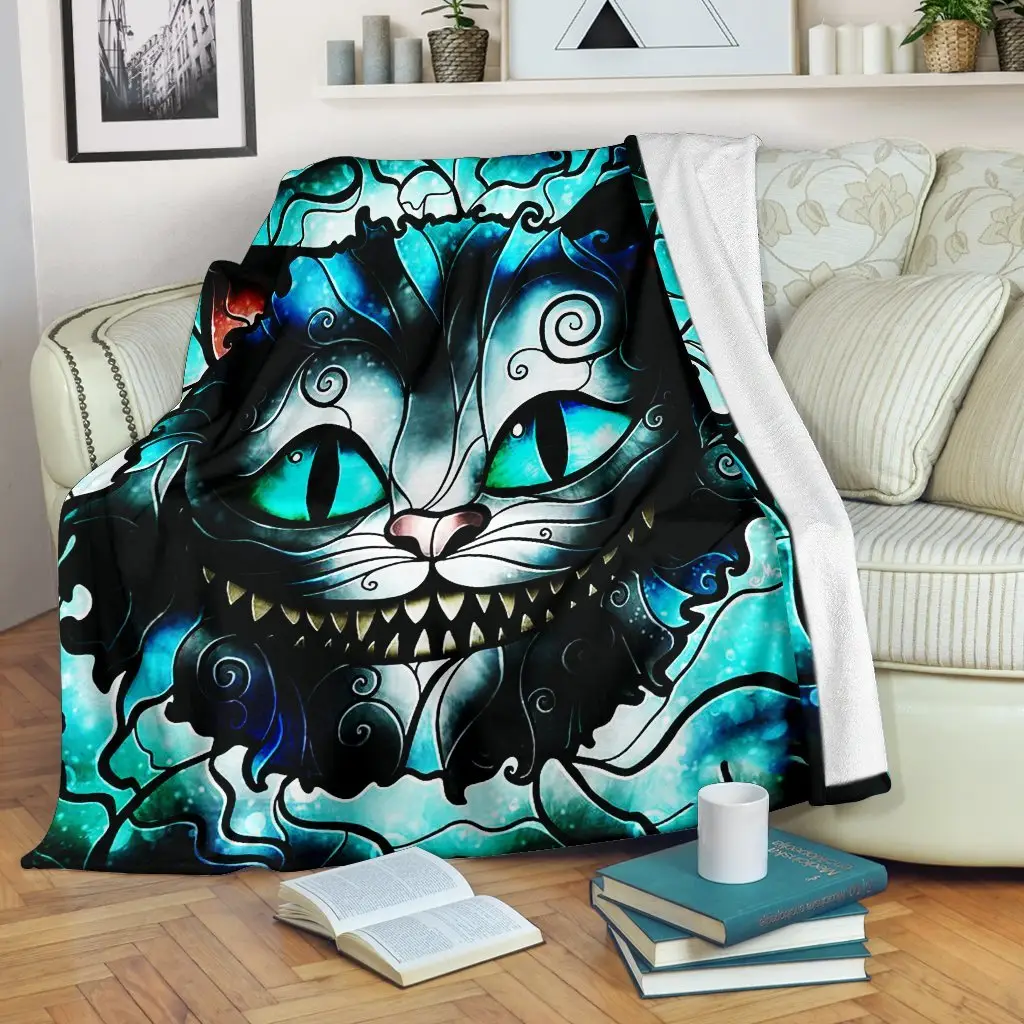 Alice In Wonderland'S Cheshire Cat Blanket