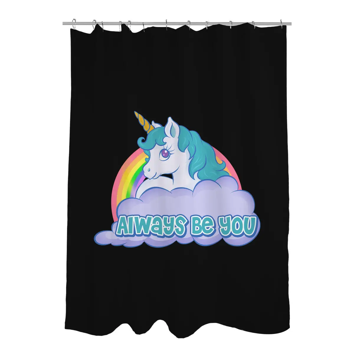 Always Be You Shower Curtains