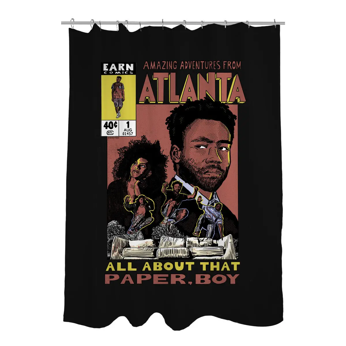Amazing Adventures from Atlanta Shower Curtains