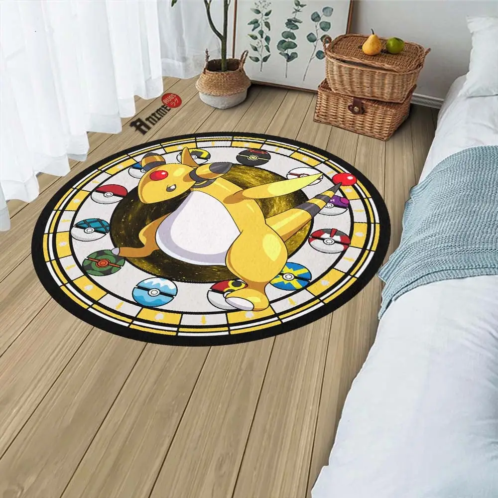 Ampharos Round Rug Custom Anime Room Mats