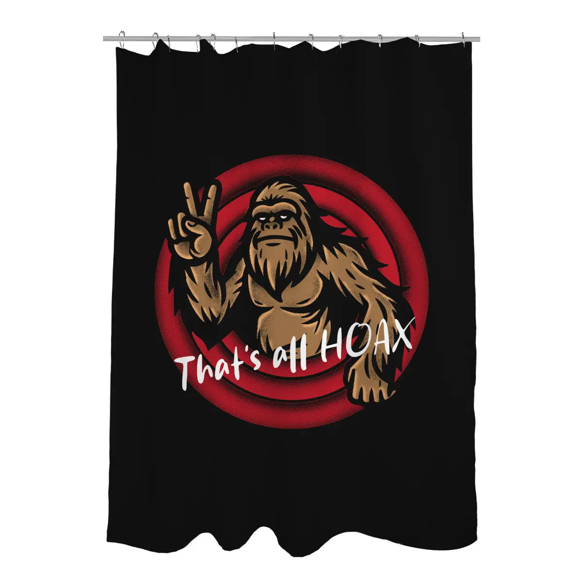 And That's All Hoax Shower Curtains