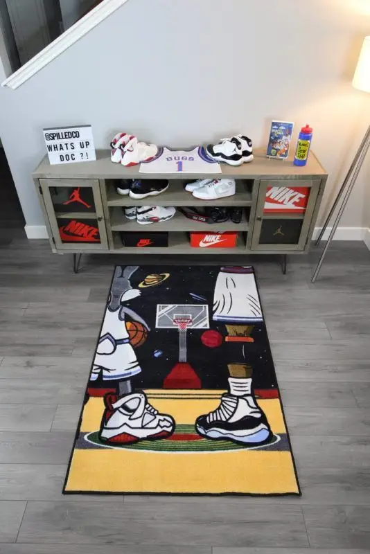 Anderson Bluu x Spilled Co Bugs and Mike Sneaker Rug Home Decor