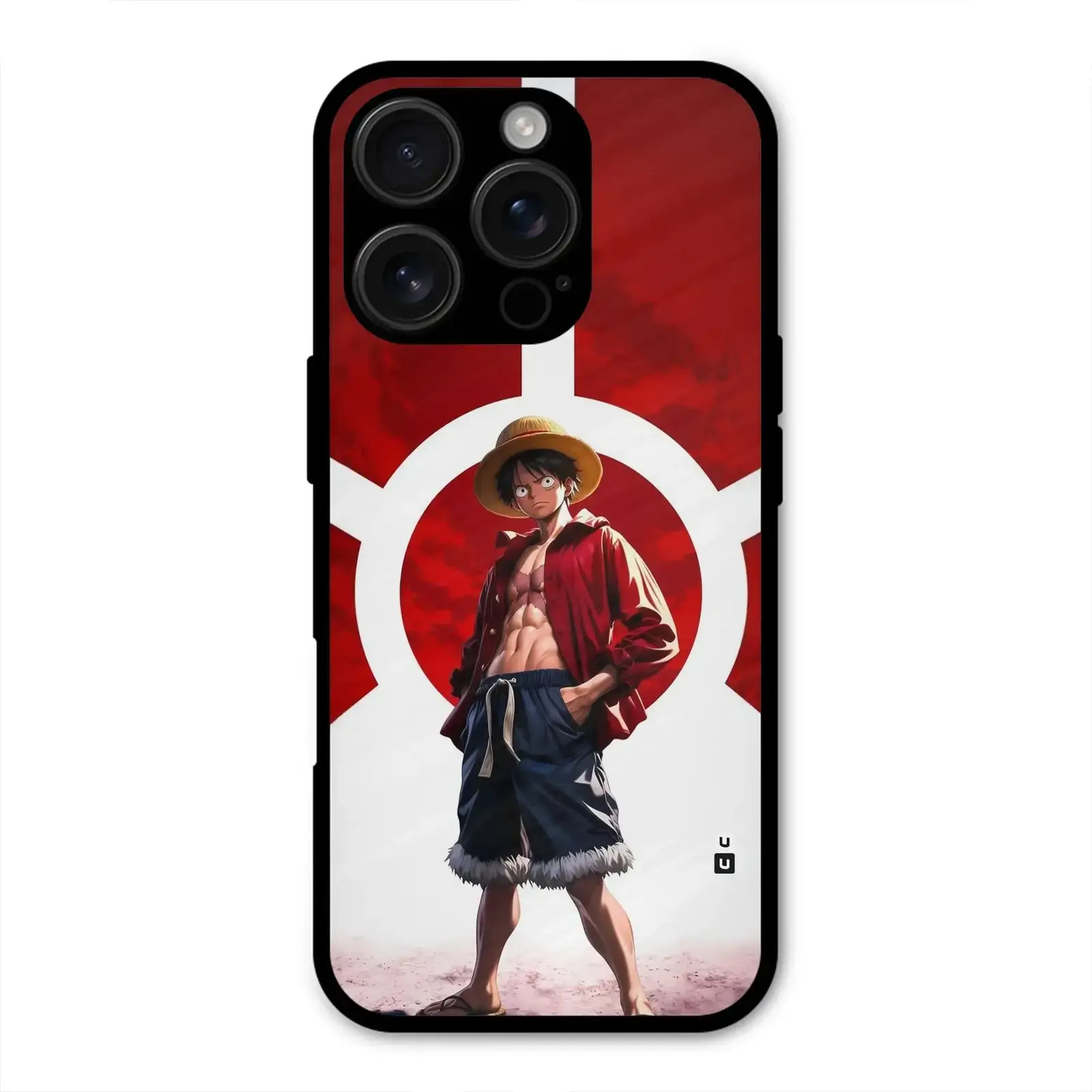 Angry Monkey D Luffy Shockproof Hybrid Protection Back Case Cover