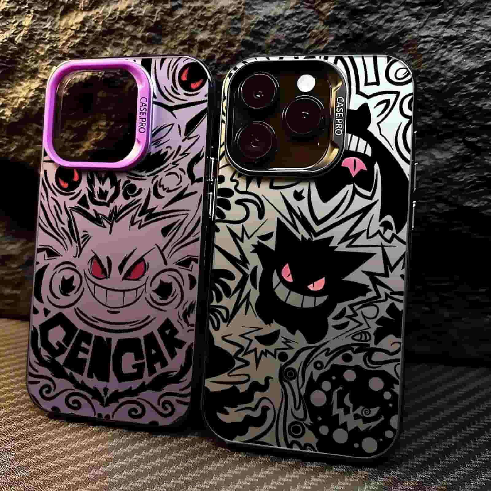 Anime Dickens Gengar Phone Case iPhone 16 Series Matte