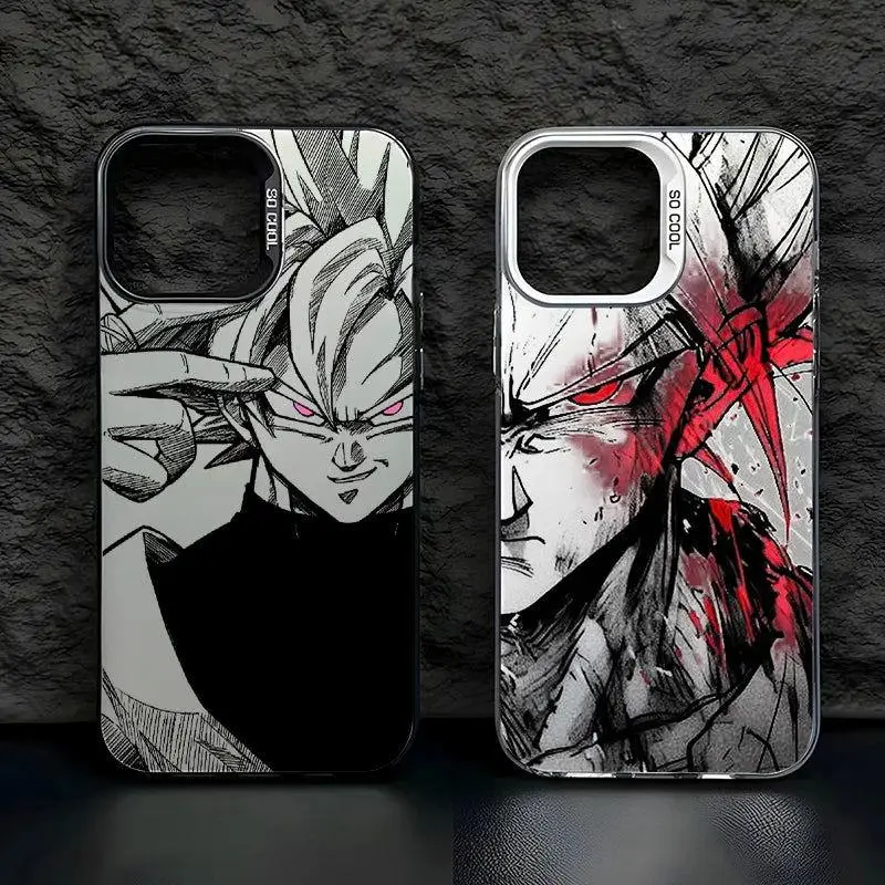 Anime Dragon Ball Super Saiyan Goku Black Vegeta Phone Case