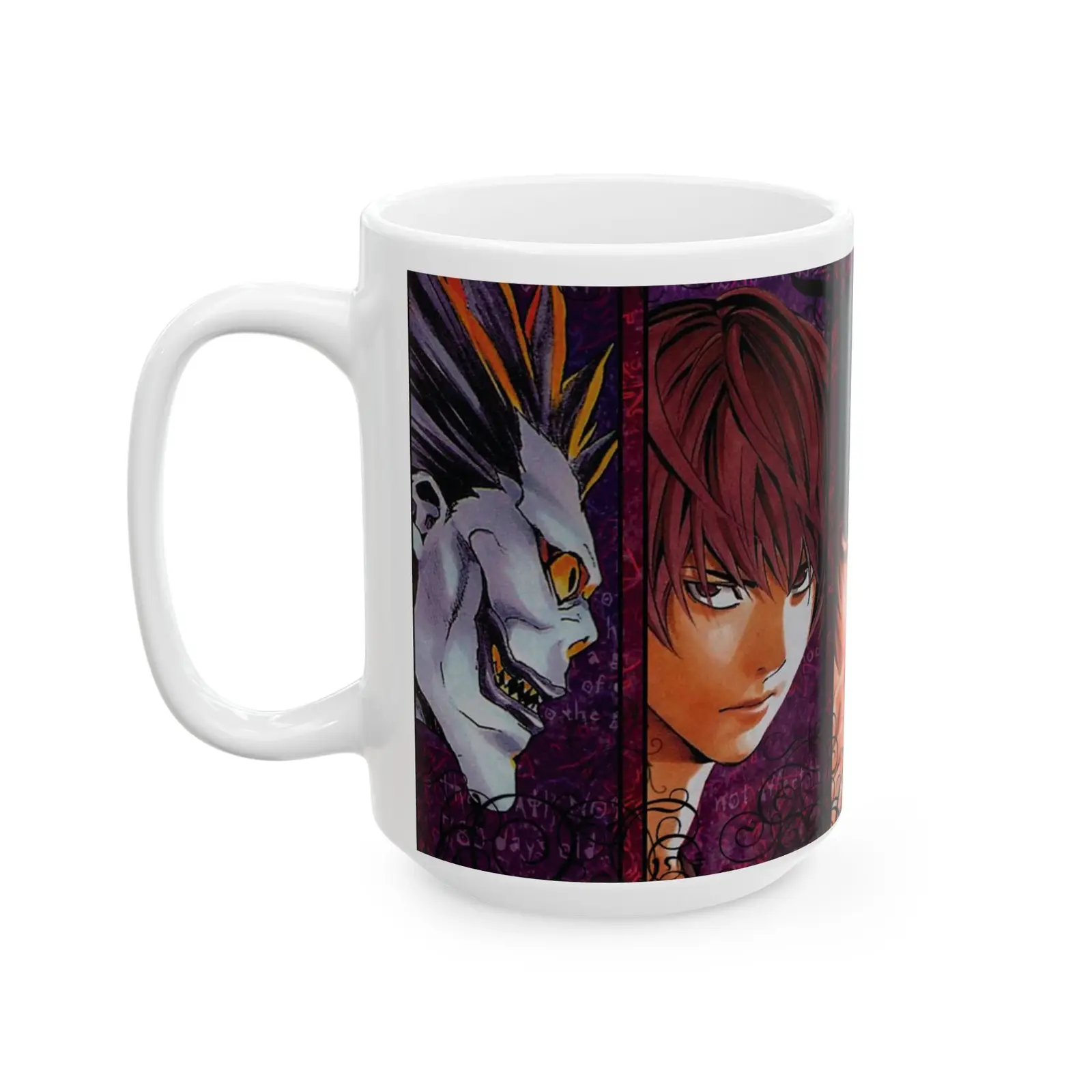 Anime-Inspired Ceramic Mug Death Note Mug Design