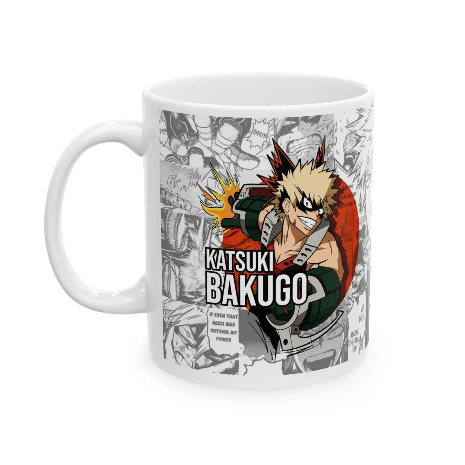 Anime-Inspired Ceramic Mug: My Hero Academia Collection