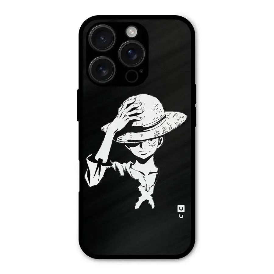 Anime One Piece Luffy Silhouette Shockproof Hybrid Protection Back Case Cover