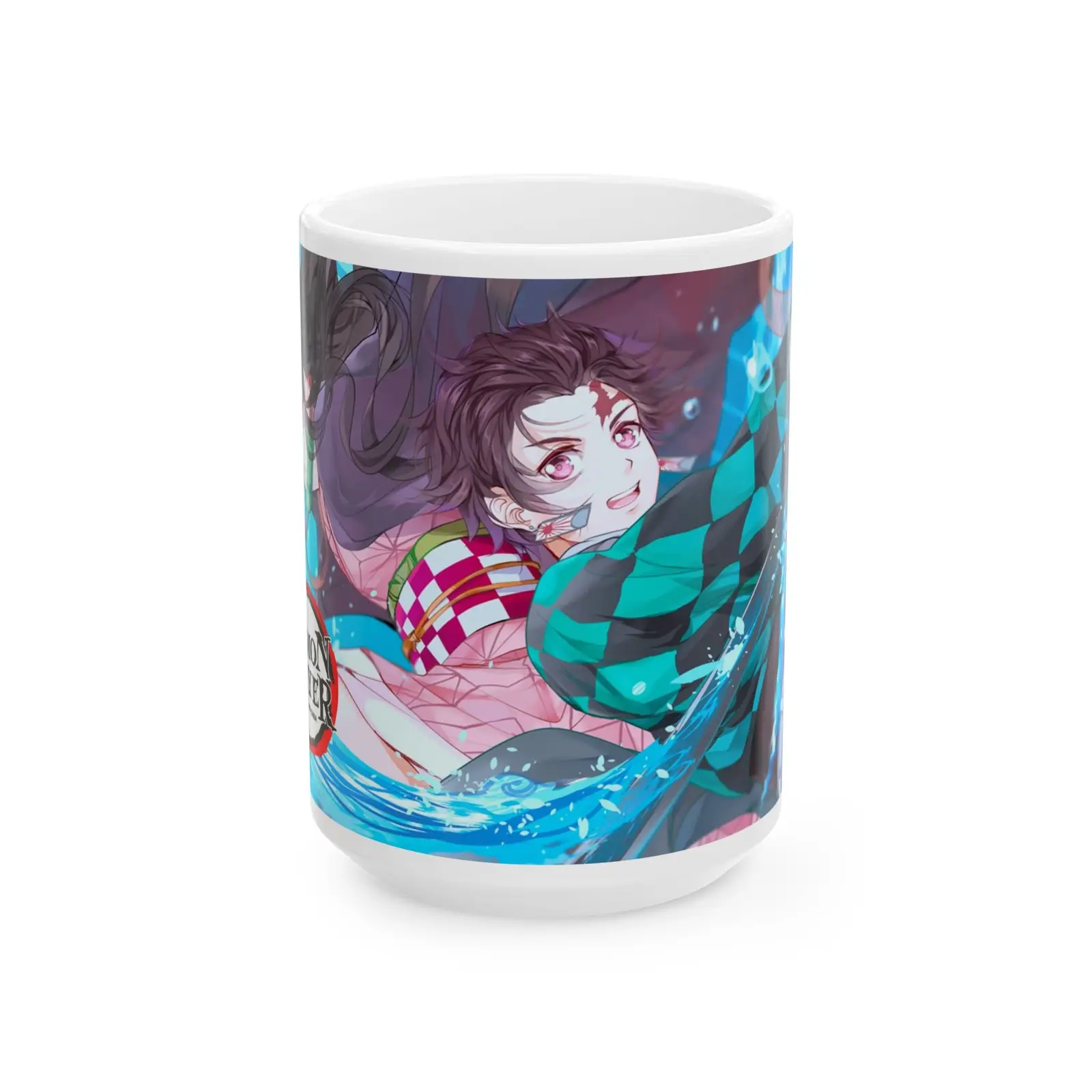 Anime-Themed Ceramic Mug - Demon Slayer Design