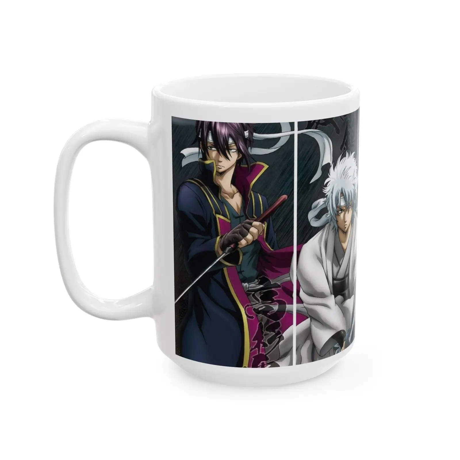 Anime Themed Ceramic Mug - Gintama - Perfect for Fans of Action and Adventure
