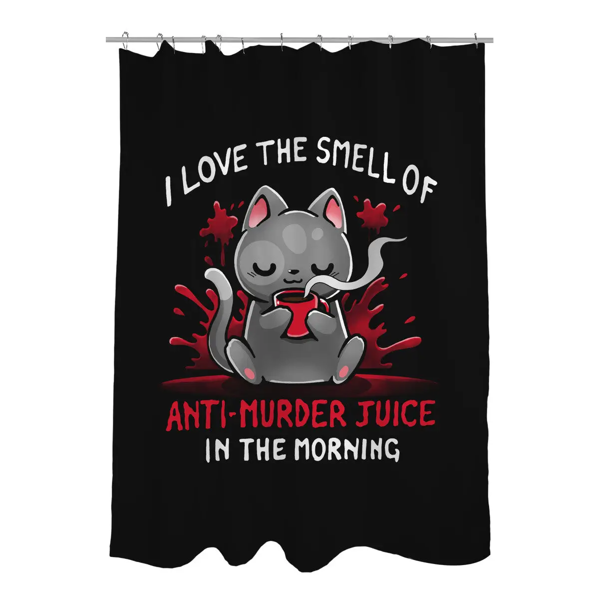Anti-Murder Juice Shower Curtains