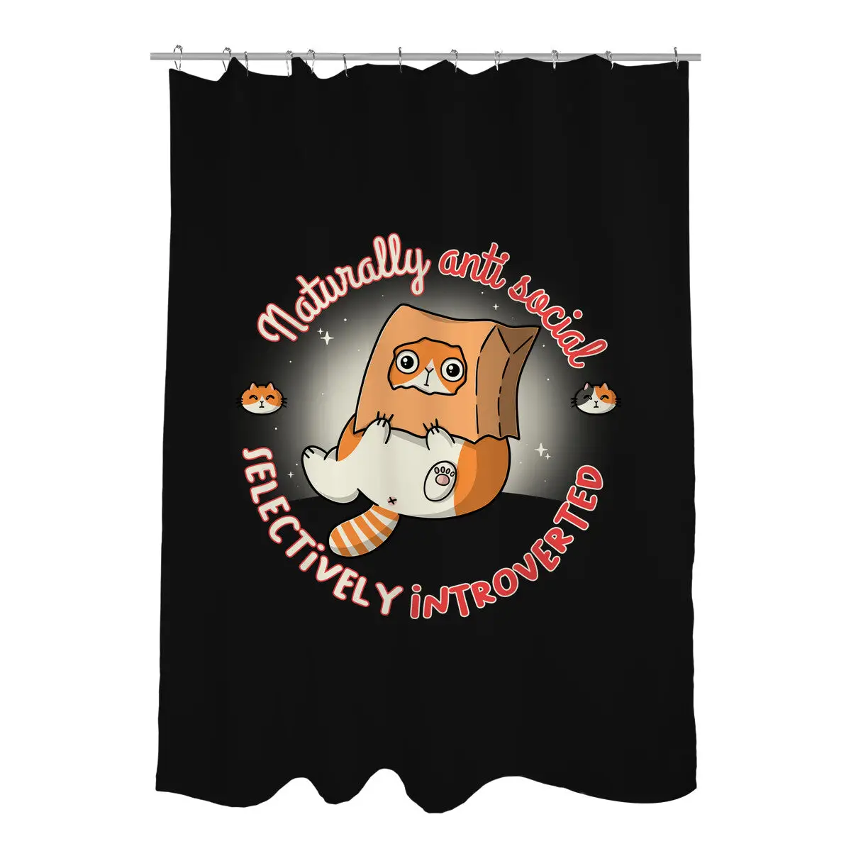 Anti Social And Introverted Shower Curtains