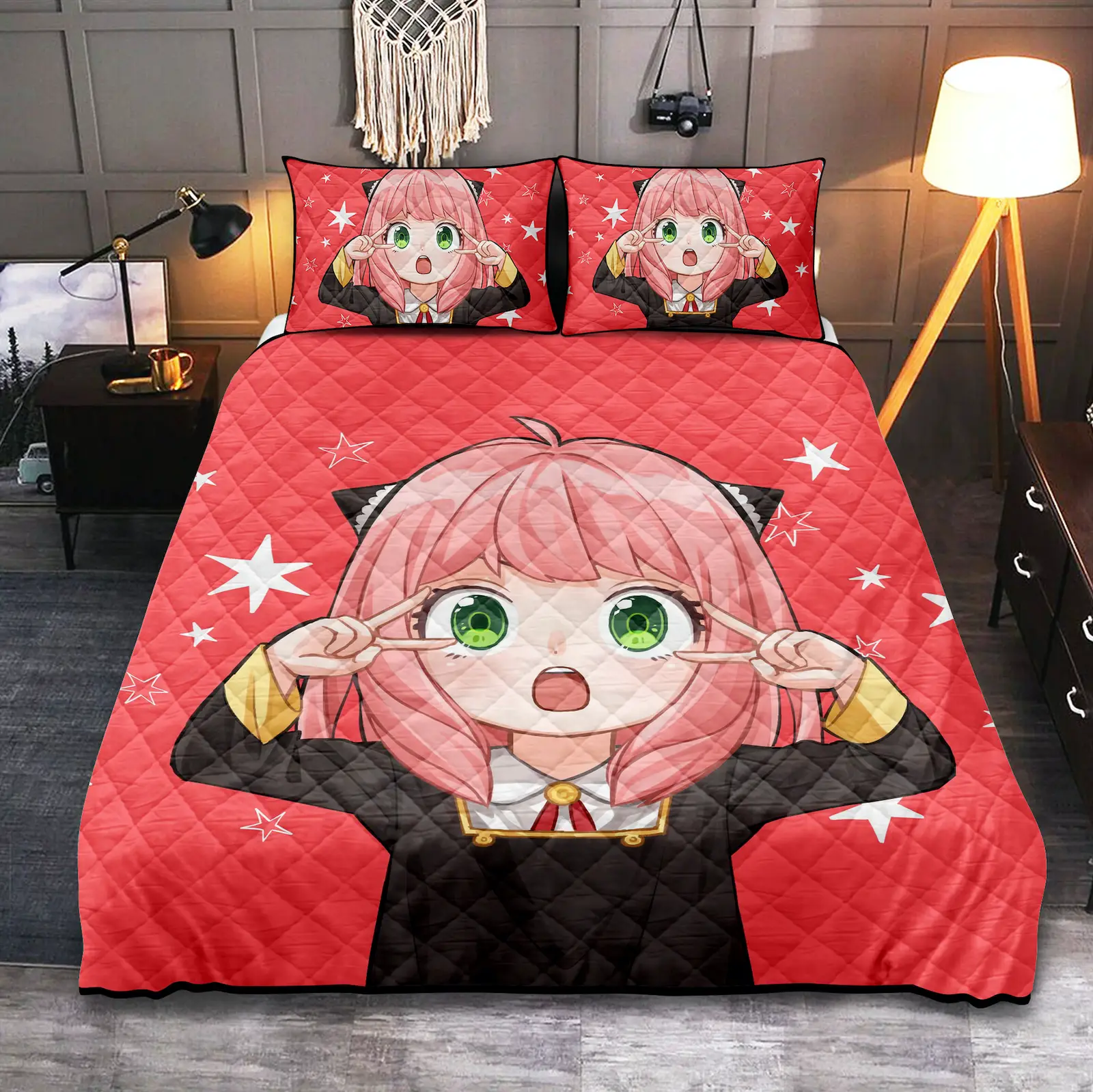 Anya Forger Spy x Family Quilt Bed Sets