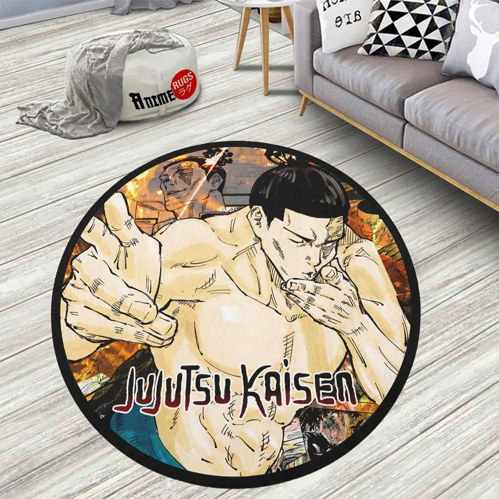 Aoi Todo Skid-Proof Round Rug