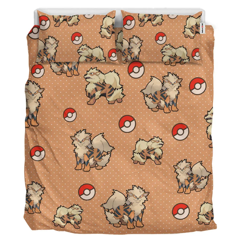 Arcanine Custom Anime Bedding Set