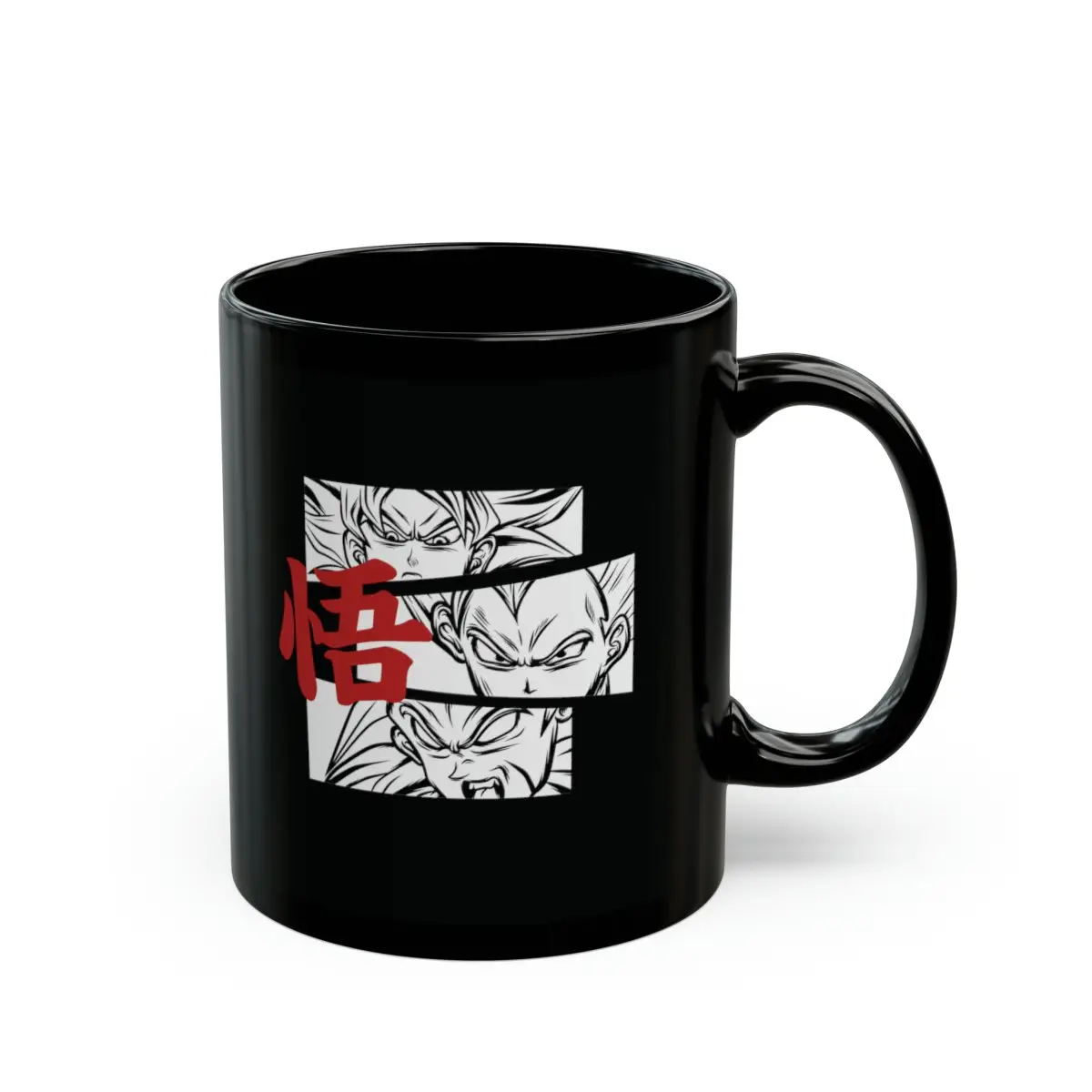 Art Goku Vegeta Broly Mug 11oz Black