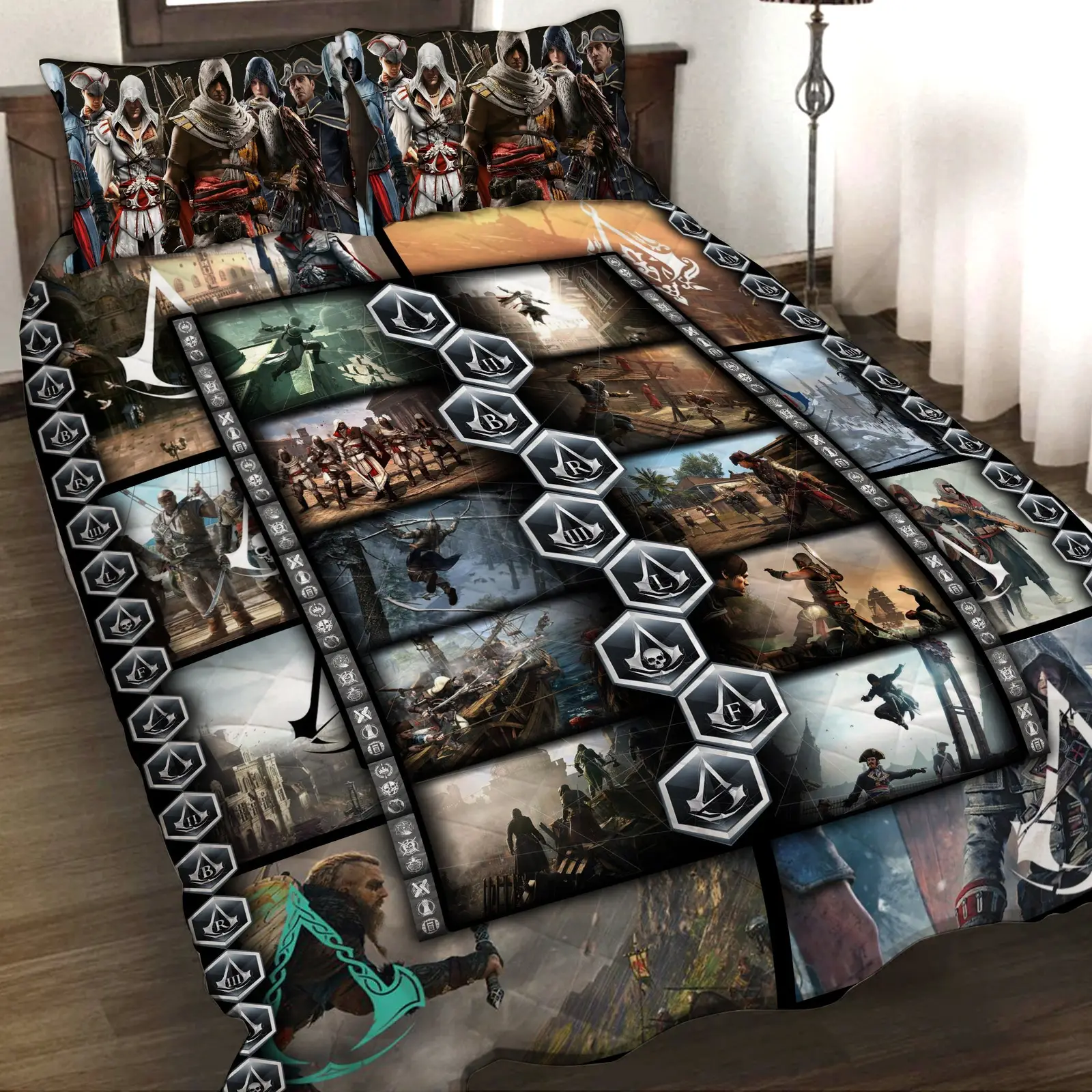 Assassin's Creed All Games 3D Quilt Set
