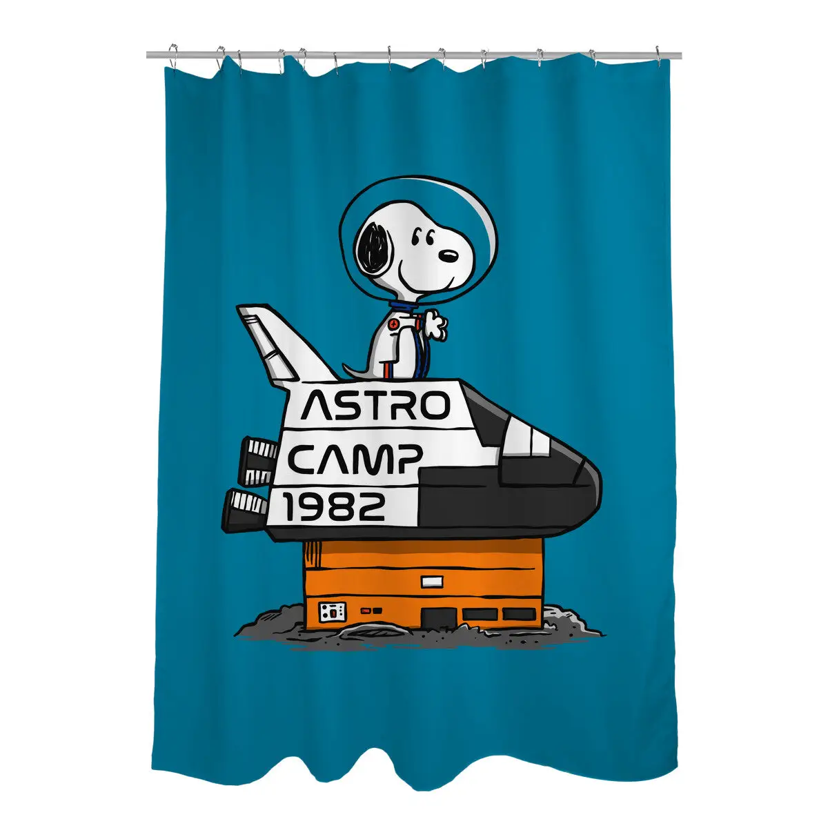 Astro Camp Shower Curtains