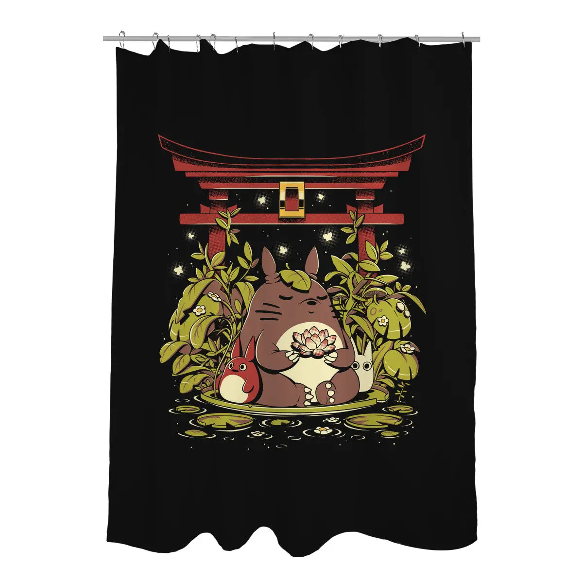 At Peace With Nature Shower Curtains