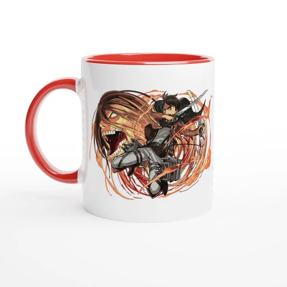 Attack on Titan Eren Yeager Mug - Survey Corps Coffee Cup