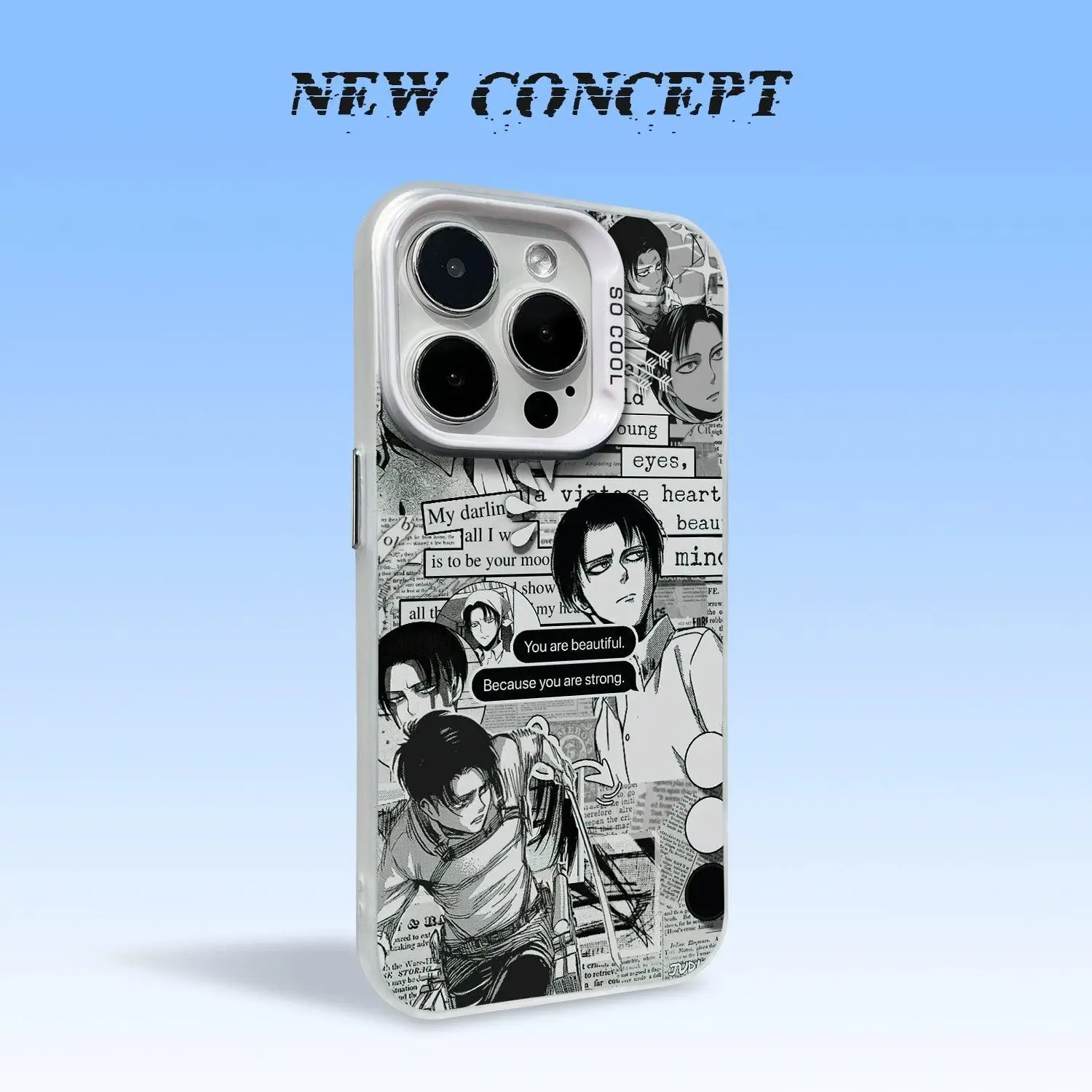 Attack on Titan Hard Anime Phone Case for iPhone