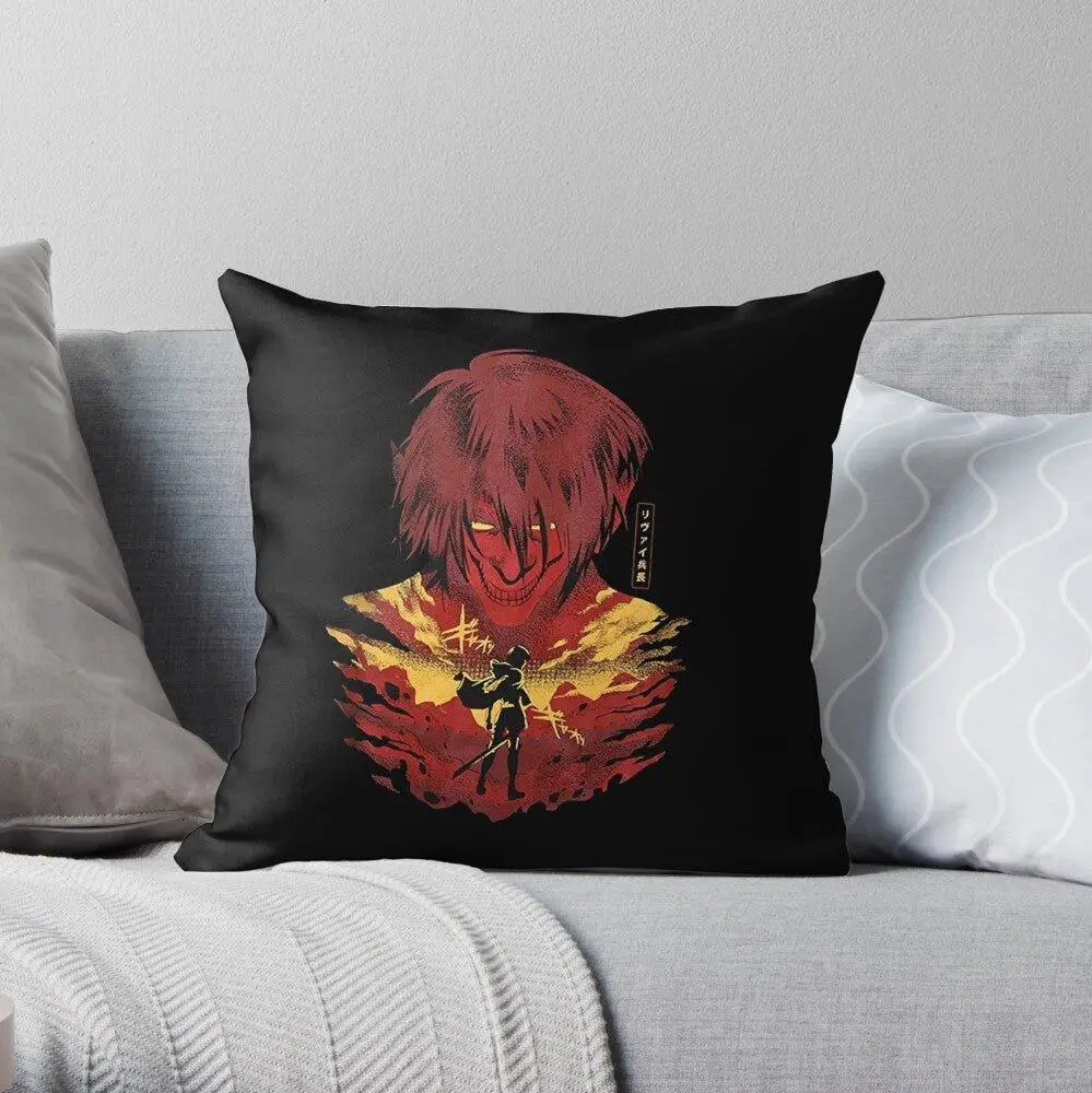 Attack On Titan Magic Character Throw Pillow