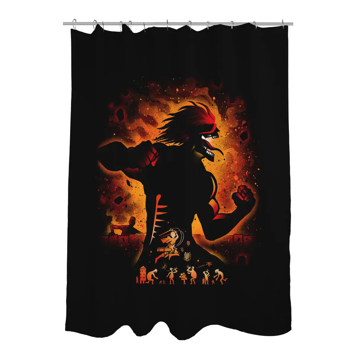 Attack Titan Shower Curtains