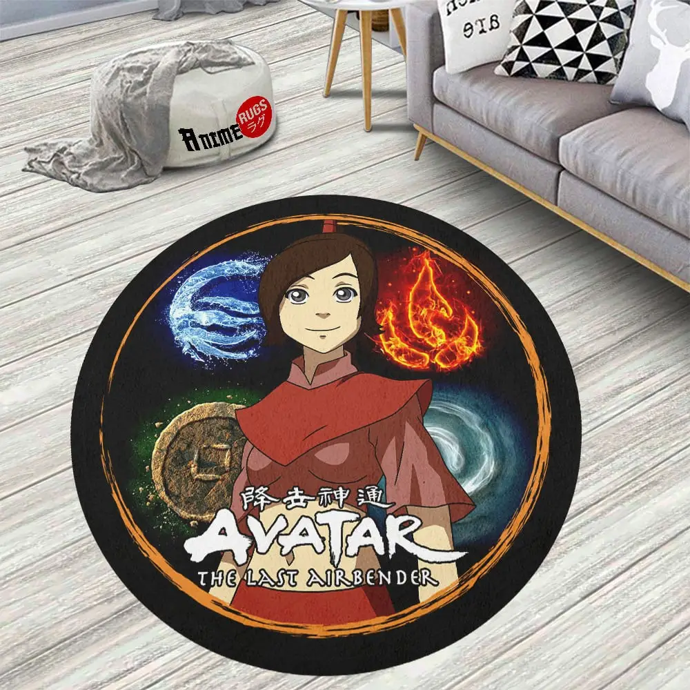 Avatar The Last Airbender Ty Lee Skid-Proof Round Rug