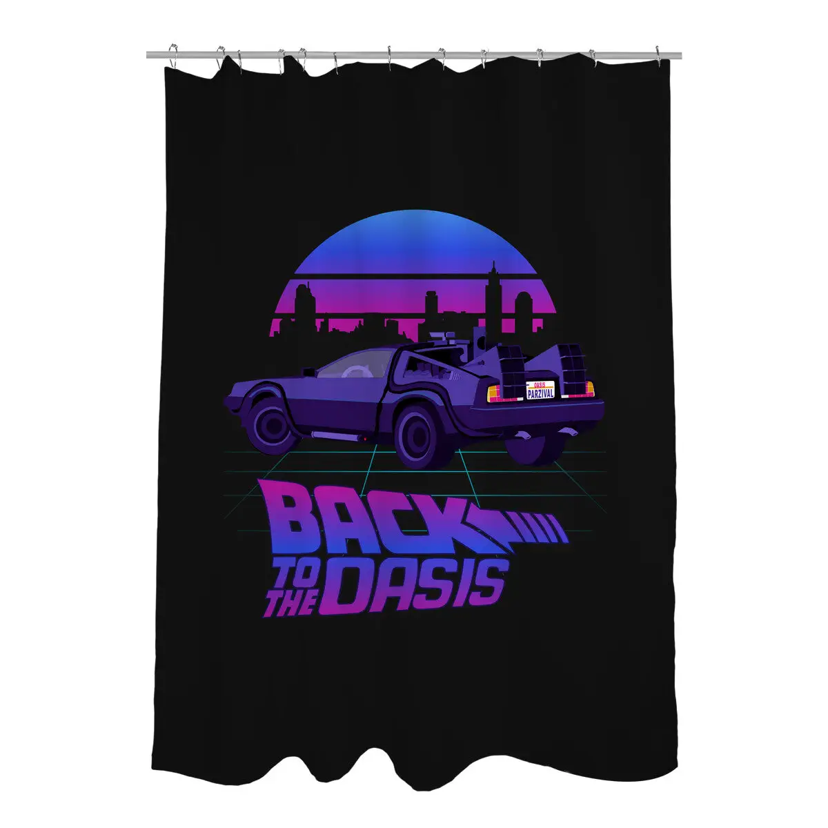 Back to the Oasis Shower Curtains