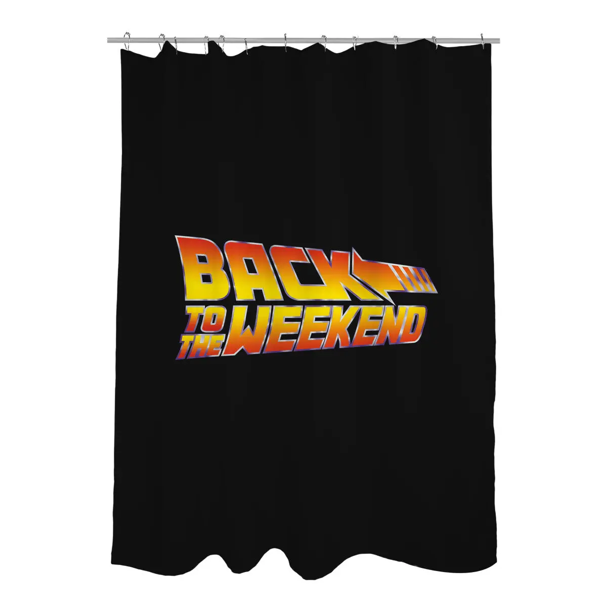 Back To The Weekend Shower Curtains