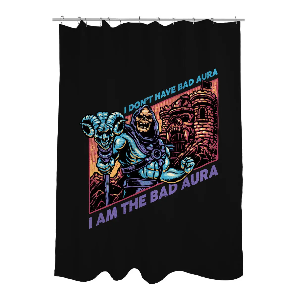 Bad Aura Shower Curtains