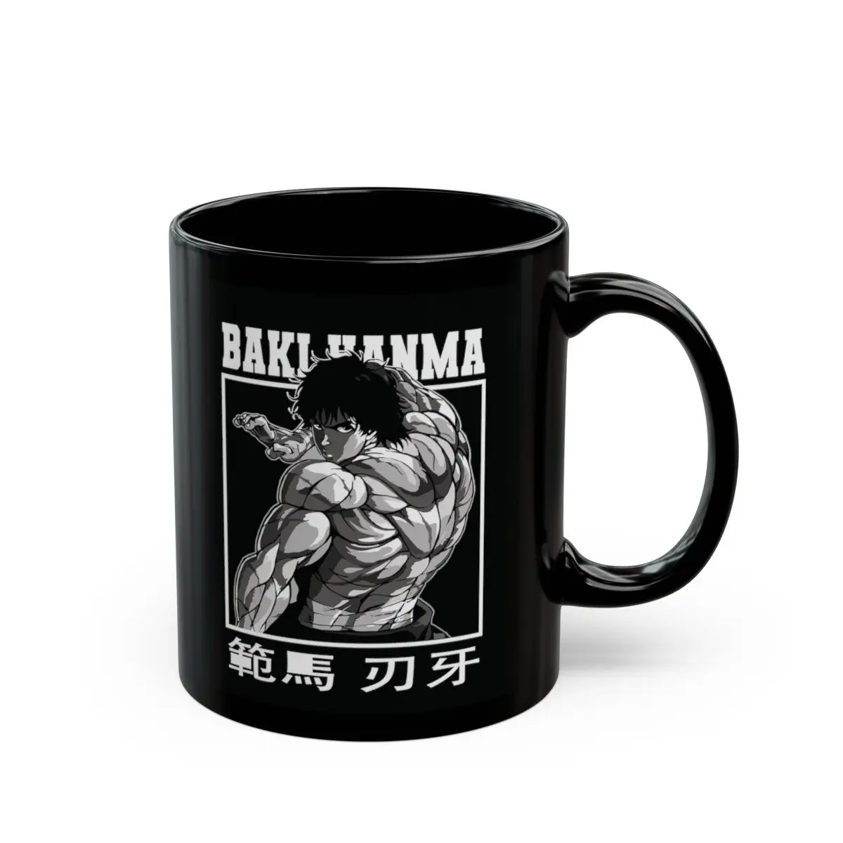 Baki Hanma Blue Mug 11oz Black