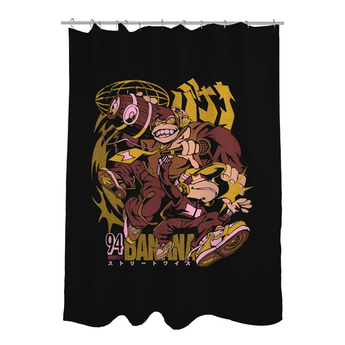 Banana Streetwise Shower Curtains