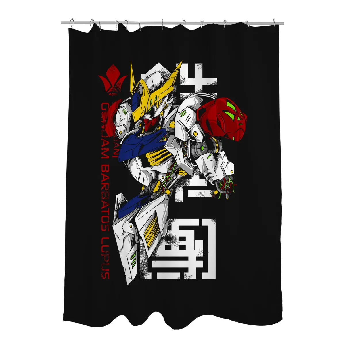 Barbatos Damaged Shower Curtains