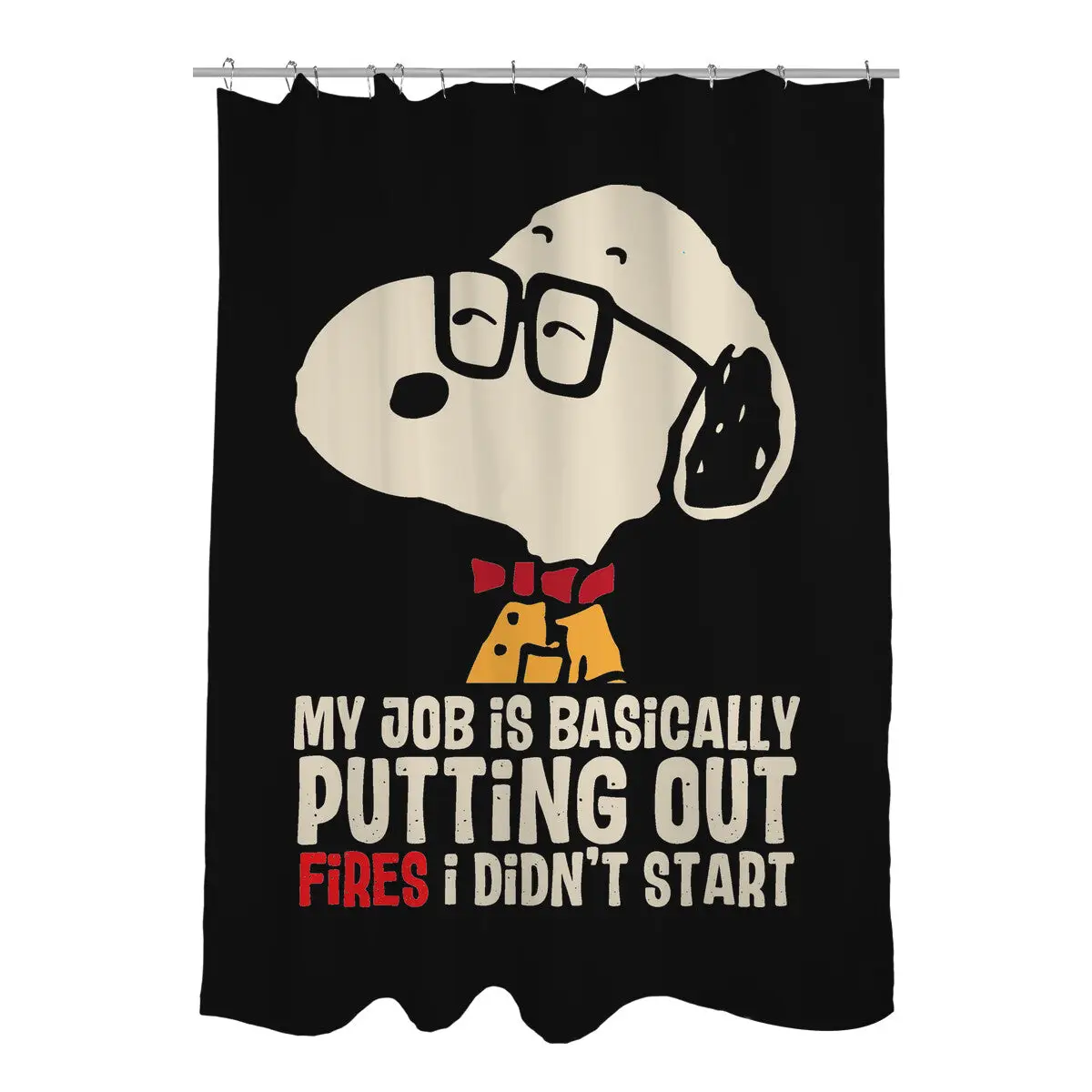 Basic Job Shower Curtains